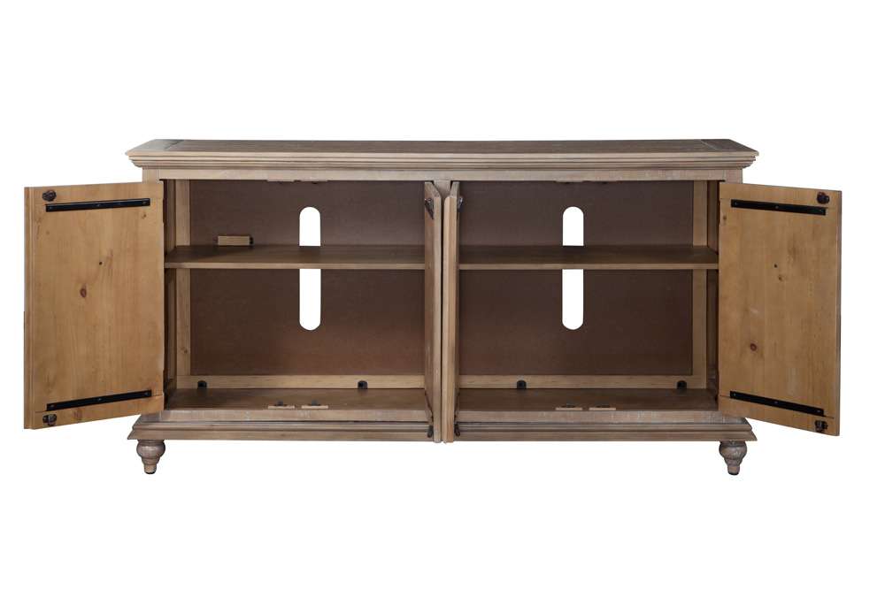 Martin Svensson Home - Garden District Rustic Driftwood Solid Wood TV Stand - 909188 veiw 3