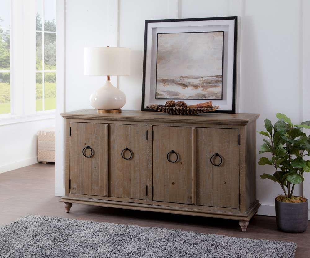 Martin Svensson Home - Garden District Rustic Driftwood Solid Wood TV Stand - 909188 veiw 7
