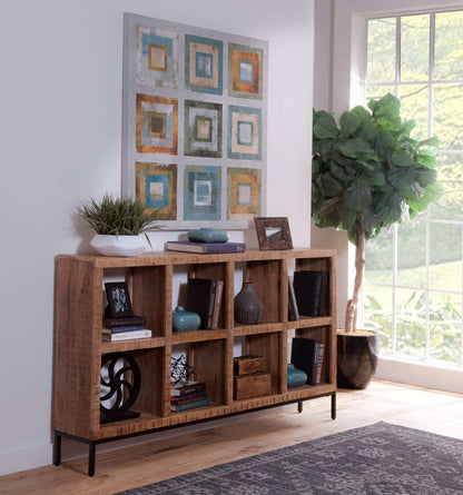Martin-Svensson-Home - Jordan Natural Brown Wood Console Bookcase  - 37150132 veiw 5