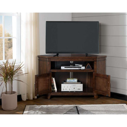 Martin Svensson Home -  La Jolla 50in Corner TV Stand, Coffee Walnut - 910137 veiw 4