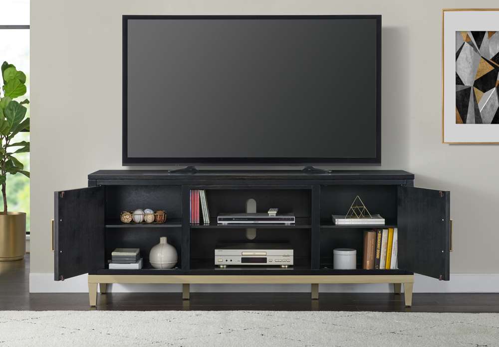 Martin Svensson Home -  Manhattan TV Stand, Black Coffee - 910188 veiw 2