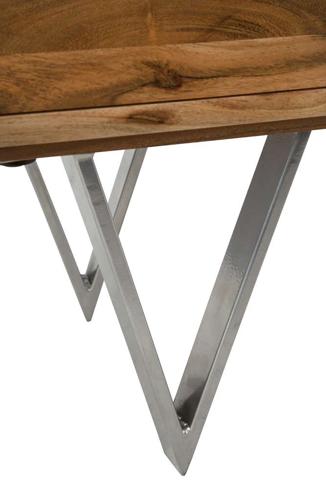 Martin Svensson Home - Maranello 4-Door 80in Solid Wood TV Stand, Natural Acacia - 9713337 veiw 6