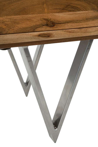 Martin Svensson Home - Maranello 4-Door 80in Solid Wood TV Stand, Natural Acacia - 9713337 veiw 6