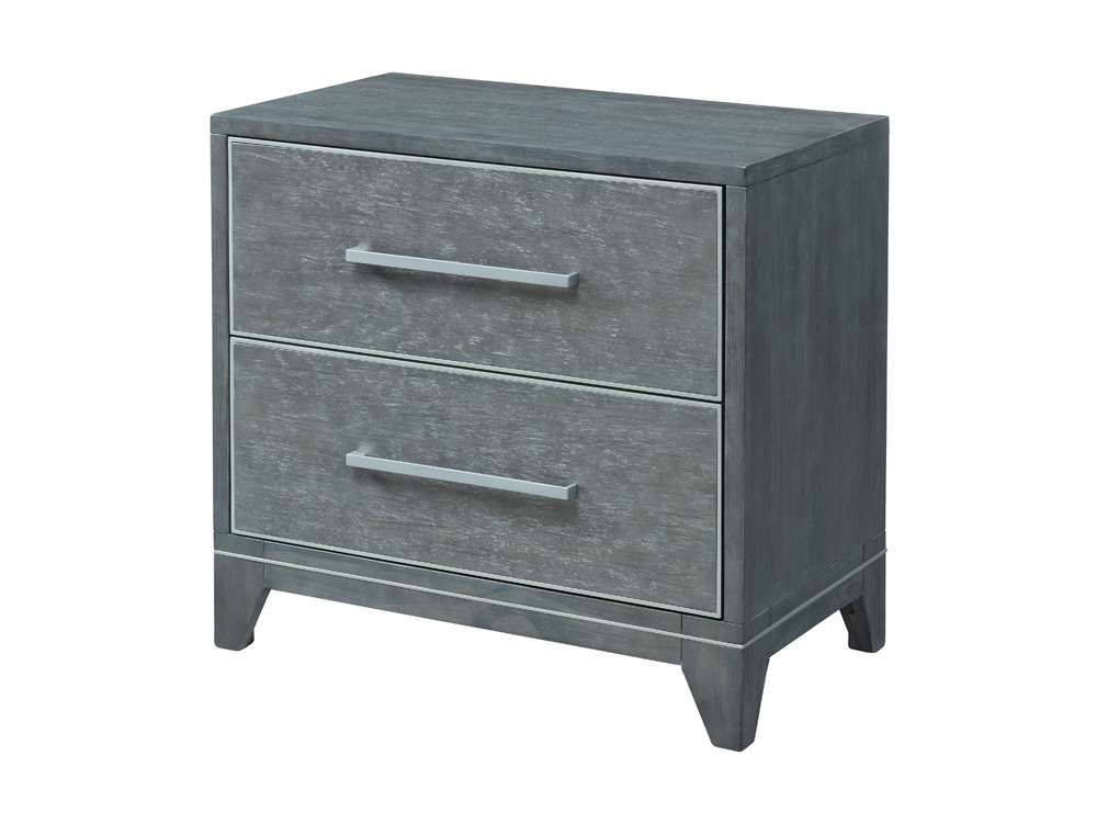 Martin Svensson Home -  Memphis 2 Drawer Nightstand with Finger Lock - 6804923 veiw 2