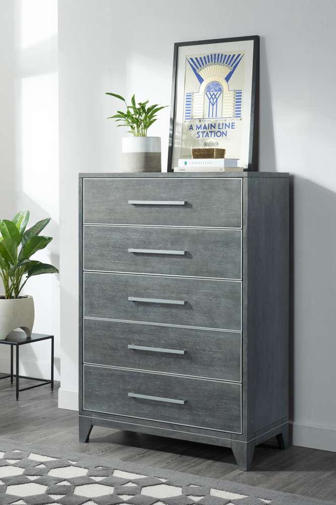 Martin Svensson Home -  Memphis 5 Drawer Chest - 6804925 veiw 1