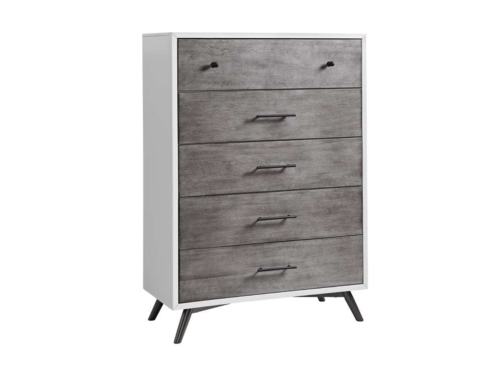 Martin Svensson Home -  Mid Century Modern Chest White, Grey, Black  - 6808925 veiw 2