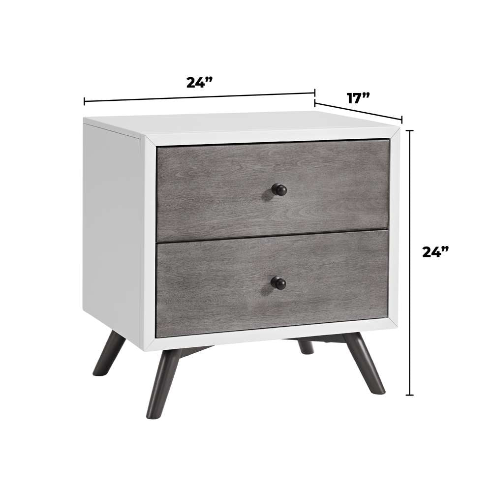 Martin Svensson Home -  Mid Century Modern Chest White, Grey, Black  - 6808925 veiw 3