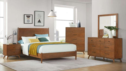 Martin Svensson Home -  Mid Century Modern King Bed Cinnamon - 68088C veiw 3