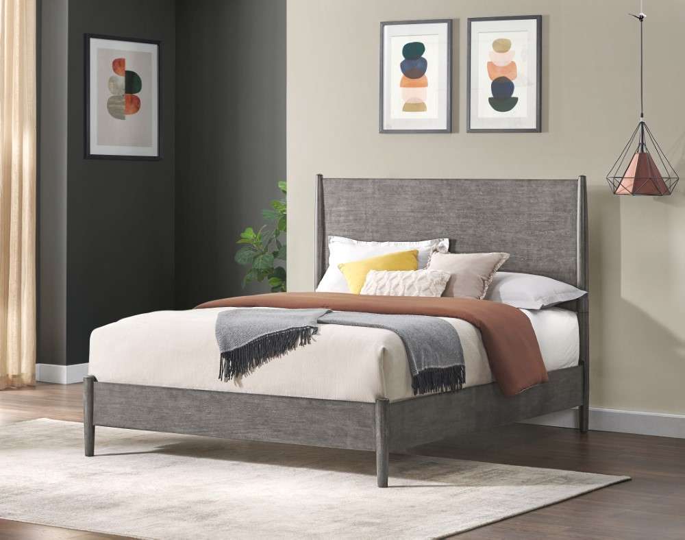 Martin Svensson Home -  Mid Century Modern King Bed Grey - 68089C veiw 3