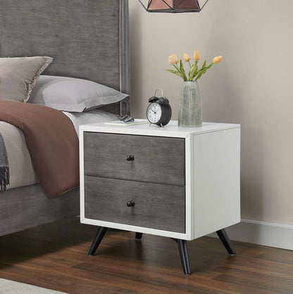 Martin Svensson Home -  Mid Century Modern Night Stand White, Grey, Black  - 6808922 veiw 1