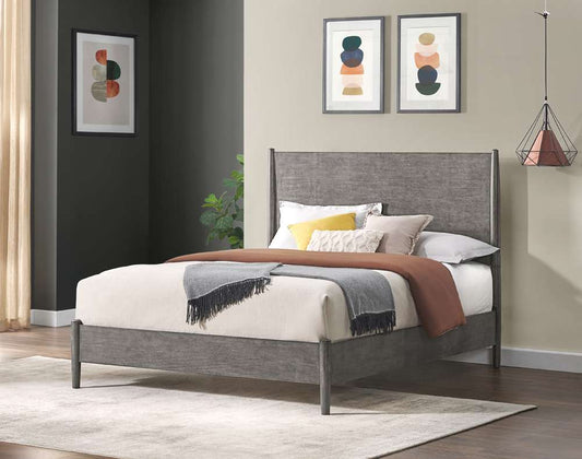 Martin Svensson Home -  Mid Century Modern Queen Bed Grey - 68089A veiw 1