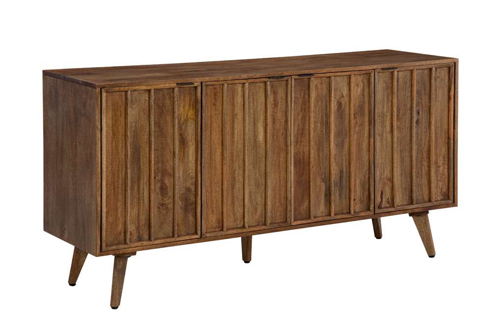 Martin Svensson Home - Mid-Century Modern Solid Wood Warm Cinnamon Server with Storage - 5713036 veiw 1