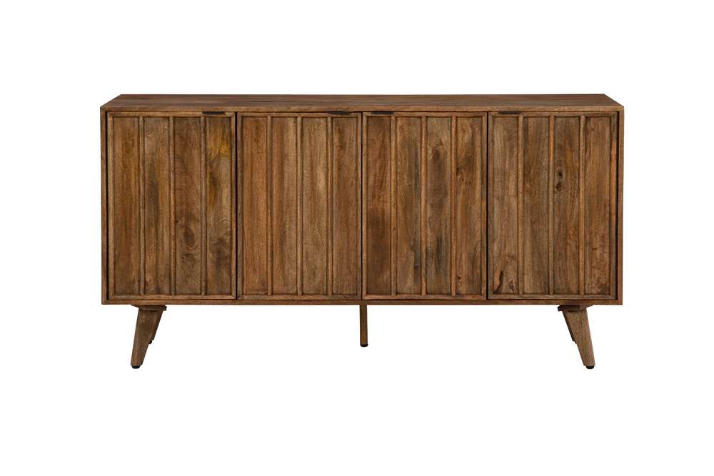 Martin Svensson Home - Mid-Century Modern Solid Wood Warm Cinnamon Server with Storage - 5713036 veiw 5