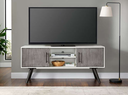 Martin Svensson Home -  Mid Century Modern TV Console, White, Grey, Black (Multi) - 908019 veiw 3