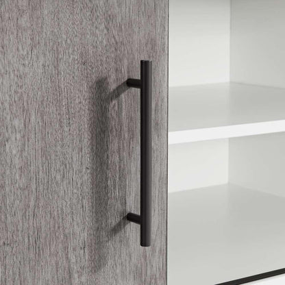 Martin Svensson Home -  Mid Century Modern TV Console, White, Grey, Black (Multi) - 908019 veiw 6