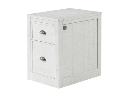 Martin Svensson Home -  Monterey 2 Drawer File Cabinet with Fingerprint Lock White Stain  - 7908909 veiw 1