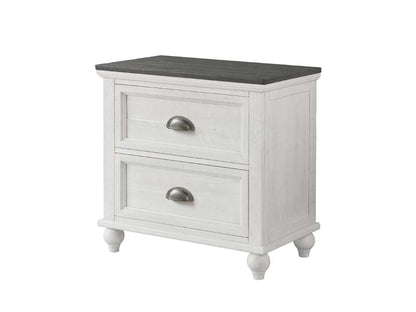 Martin Svensson Home -  Monterey 2 Drawer Nightstand, White Stain and Grey Stain - 6908922 veiw 2