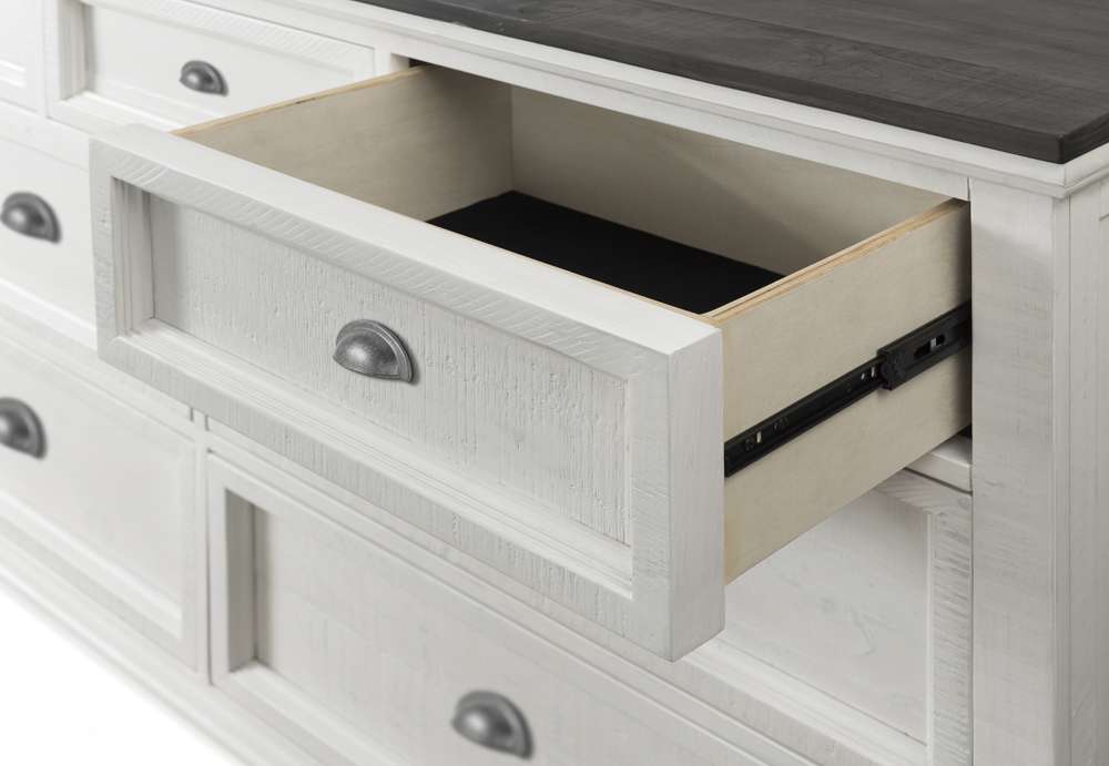 Martin Svensson Home -  Monterey 7 Drawer Dresser, White Stain and Grey Stain - 6908906 veiw 2