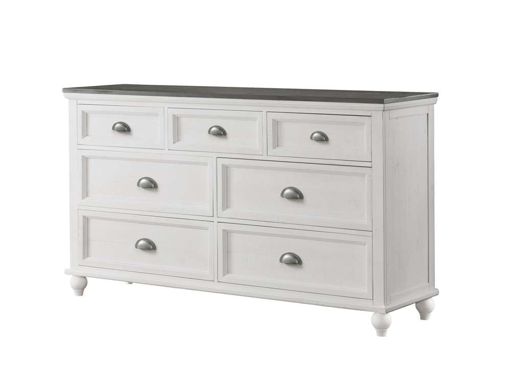 Martin Svensson Home -  Monterey 7 Drawer Dresser, White Stain and Grey Stain - 6908906 veiw 3