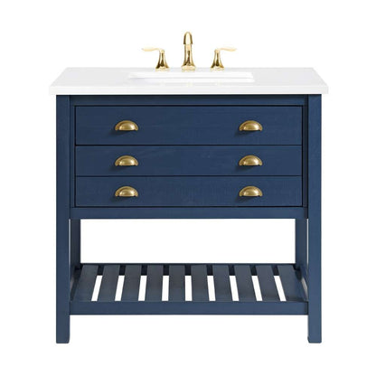 Martin Svensson Home - Monterey Blue 37 Bathroom Vanity - 4906536_CLOSEOUT veiw 1