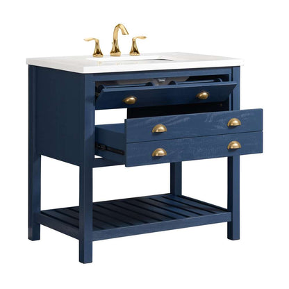 Martin Svensson Home - Monterey Blue 37 Bathroom Vanity - 4906536_CLOSEOUT veiw 5