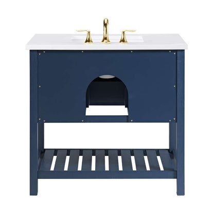 Martin Svensson Home - Monterey Blue 37 Bathroom Vanity - 4906536_CLOSEOUT veiw 6