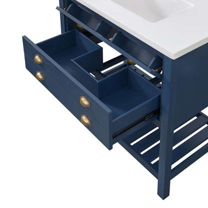 Martin Svensson Home - Monterey Blue 37 Bathroom Vanity - 4906536_CLOSEOUT veiw 7