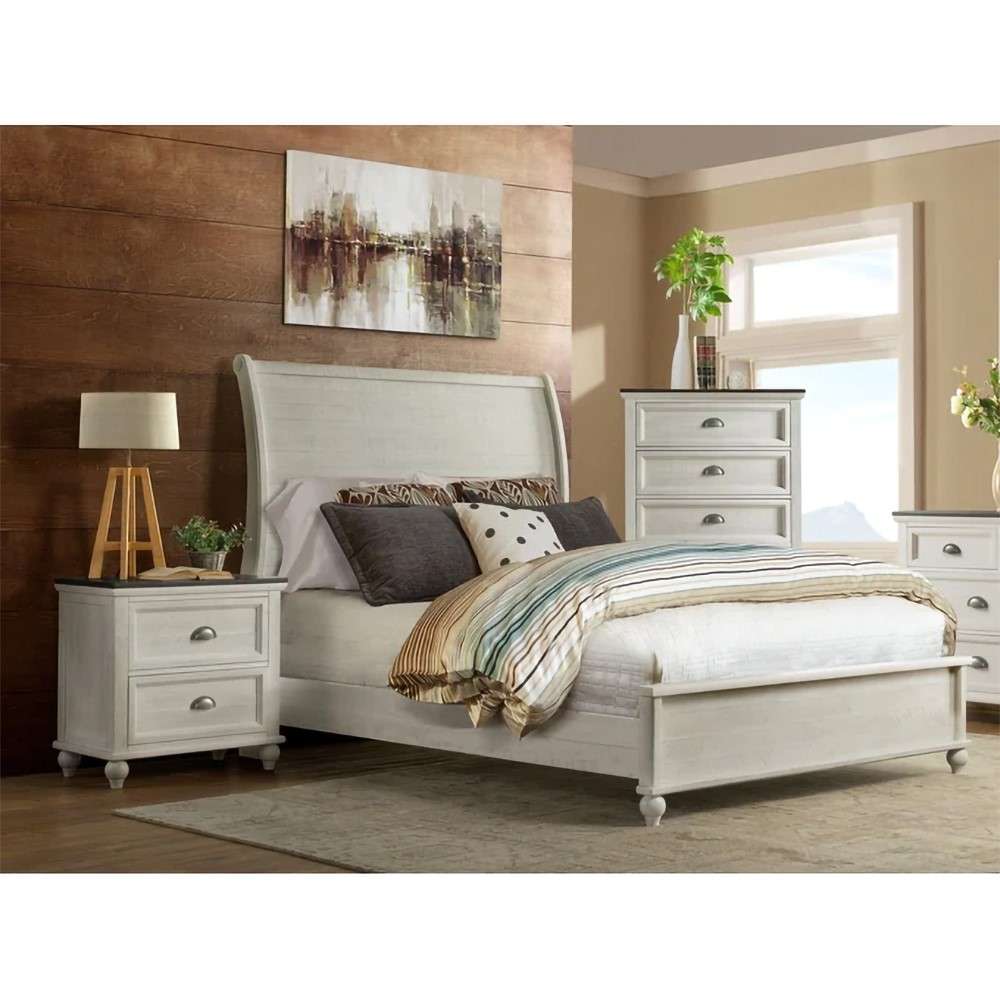 Martin Svensson Home -  Monterey California King Bed, White Stain  - 69089B veiw 3
