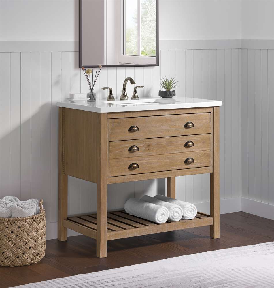 Martin Svensson Home - Monterey Driftwood 37 Bathroom Vanity  - 4906636 veiw 2