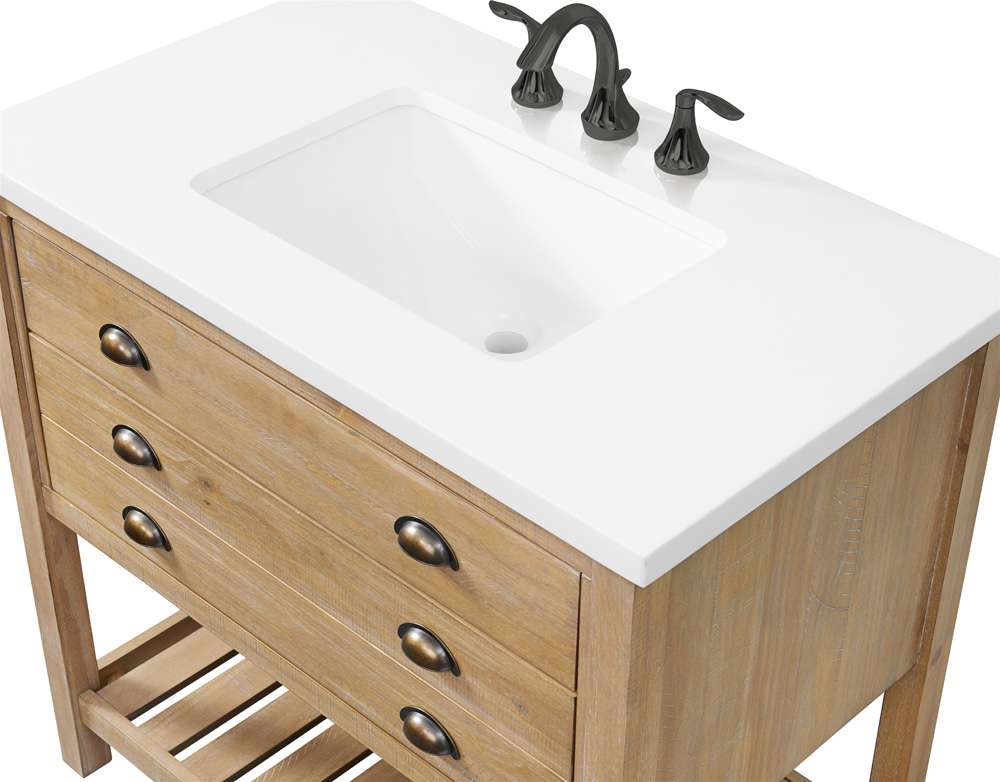 Martin Svensson Home - Monterey Driftwood 37 Bathroom Vanity  - 4906636 veiw 3