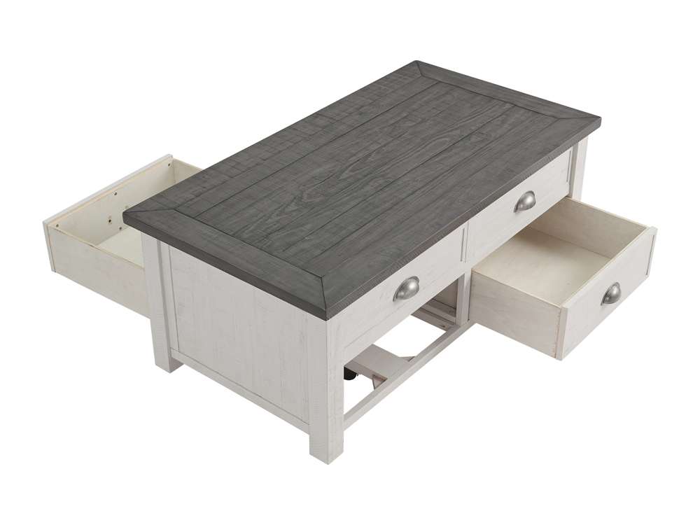 Martin Svensson Home- Monterey Lift Top Coffee Table, White Stain and Grey -890619 veiw 3