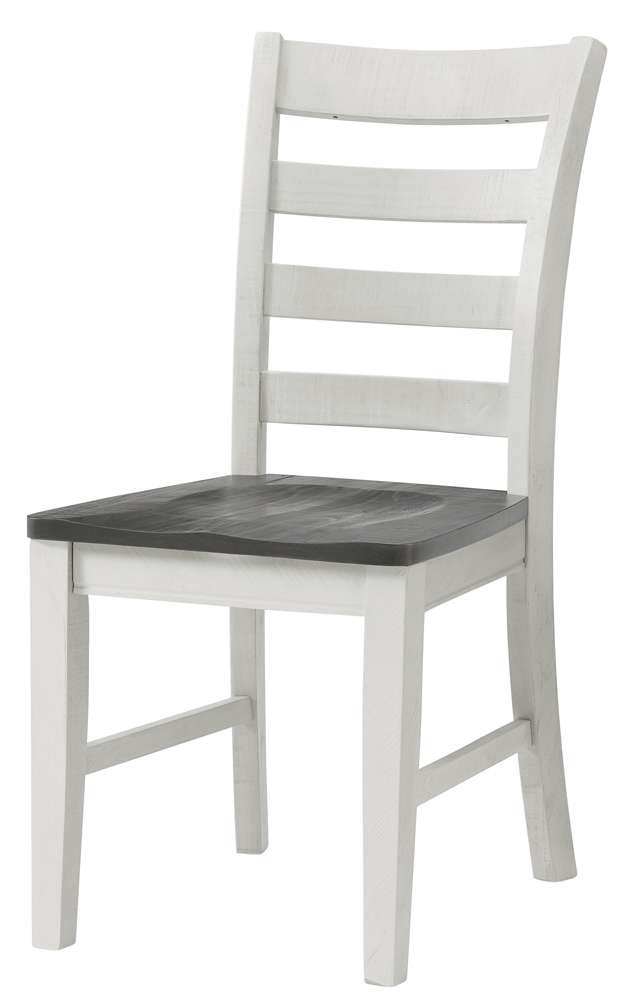 Martin Svensson Home - Monterey Solid Wood Dining Chair (Set of 2) White Stain and Grey - 5908933 veiw 3