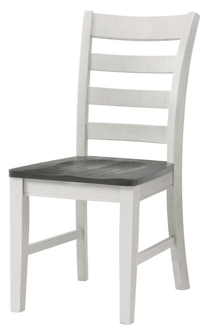 Martin Svensson Home - Monterey Solid Wood Dining Chair (Set of 2) White Stain and Grey - 5908933 veiw 3