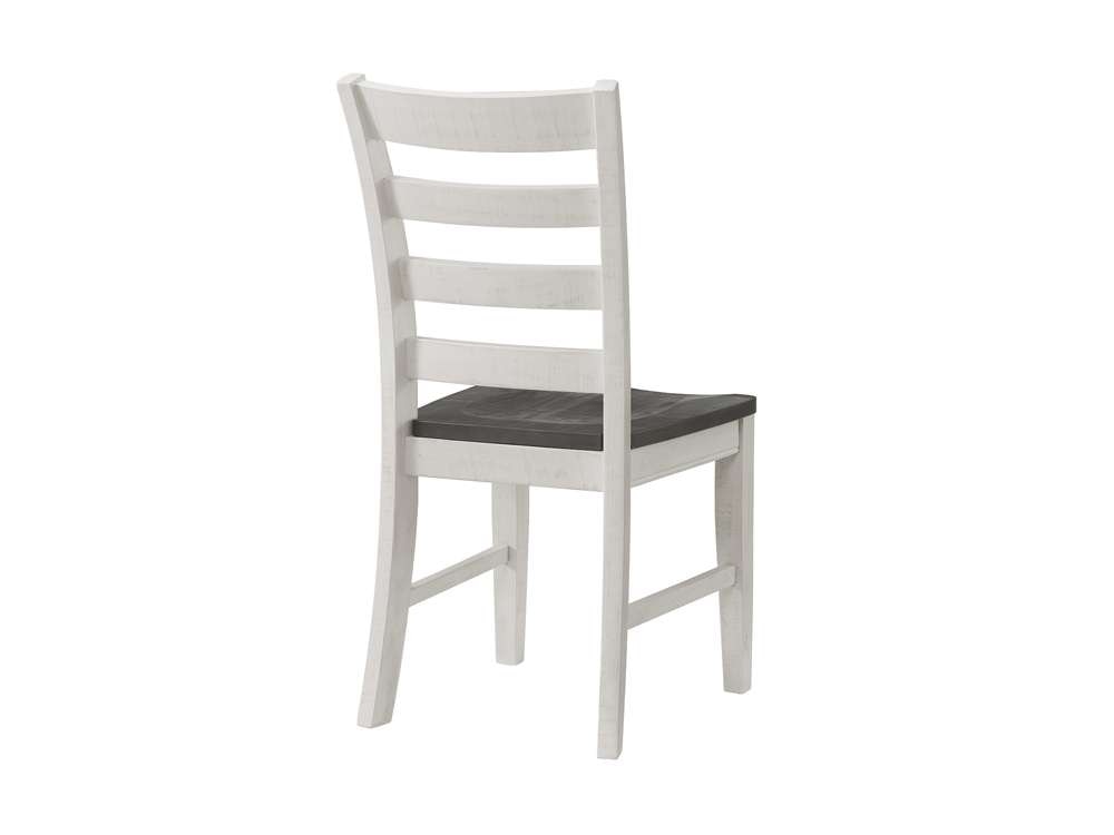 Martin Svensson Home - Monterey Solid Wood Dining Chair (Set of 2) White Stain and Grey - 5908933 veiw 4