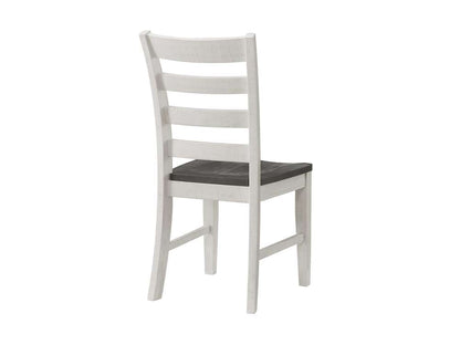 Martin Svensson Home - Monterey Solid Wood Dining Chair (Set of 2) White Stain and Grey - 5908933 veiw 4