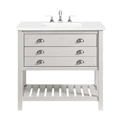 Martin Svensson Home - Monterey White 37 Bathroom Vanity  - 4906336_CLOSEOUT veiw 1