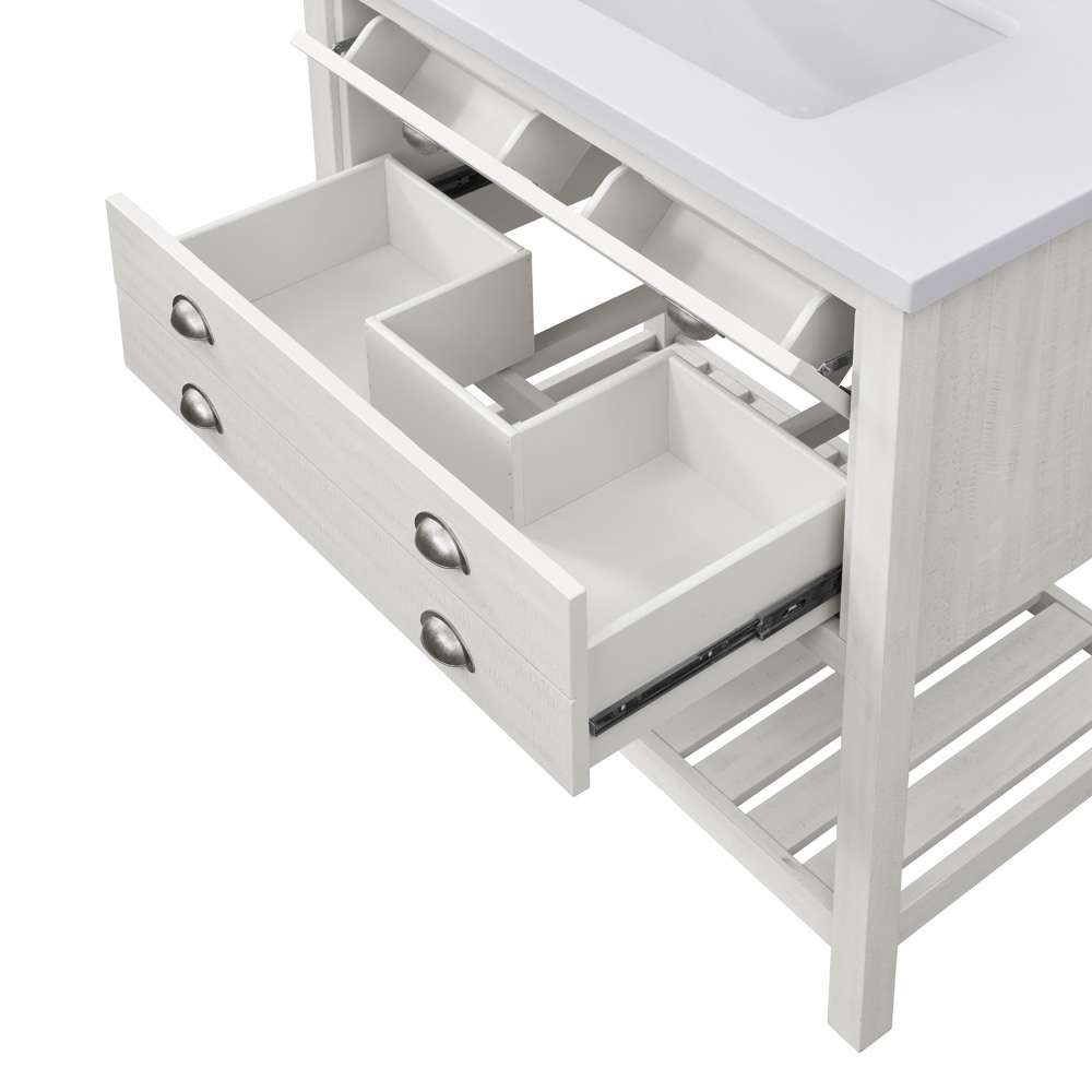 Martin Svensson Home - Monterey White 37 Bathroom Vanity  - 4906336_CLOSEOUT veiw 4