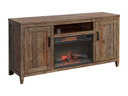 Martin Svensson Home -  Napa TV Stand with Electric Fireplace, Natural - 909164F veiw 4