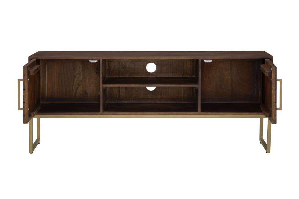Martin Svensson Home - San Marino 2-Door 59in Solid Wood TV Stand, Fruitwood - 9713458 veiw 4