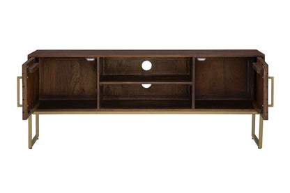 Martin Svensson Home - San Marino 2-Door 59in Solid Wood TV Stand, Fruitwood - 9713458 veiw 4