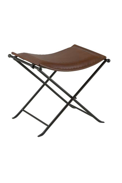 Martin Svensson Home  - Silla Top Grain Leather Saddle Seat Bench in Cinnamon - 3711018 veiw 4