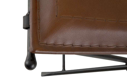 Martin Svensson Home  - Silla Top Grain Leather Saddle Seat Bench in Cinnamon - 3711018 veiw 5