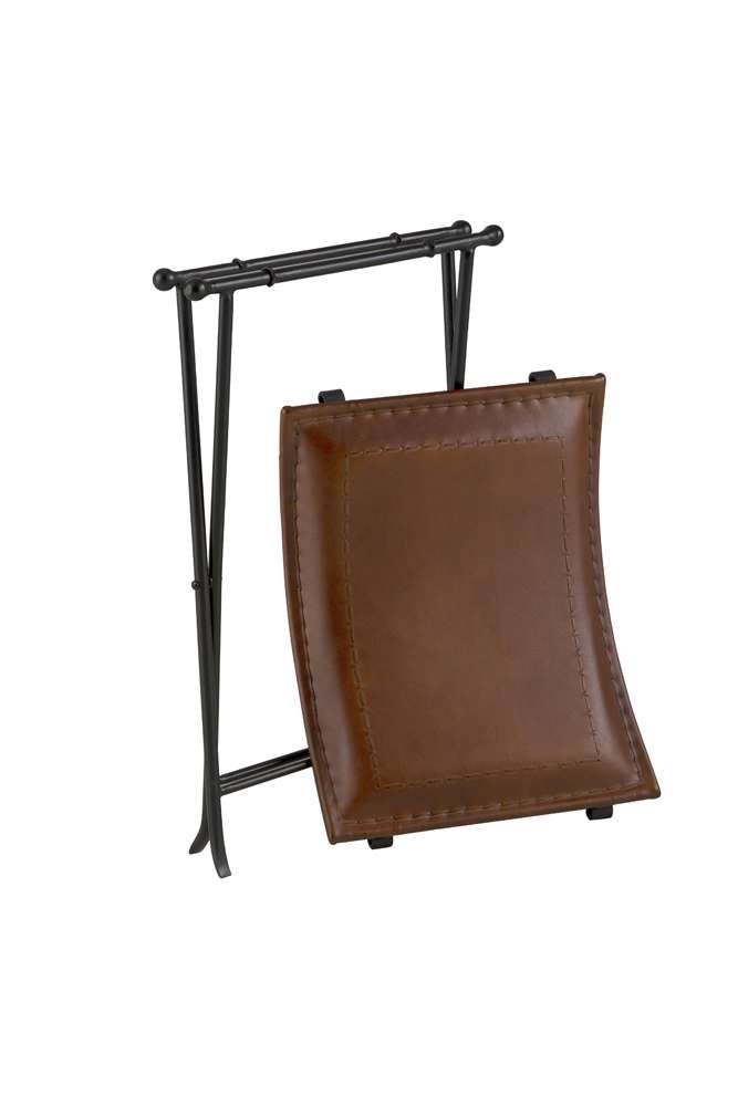 Martin Svensson Home  - Silla Top Grain Leather Saddle Seat Bench in Cinnamon - 3711018 veiw 6