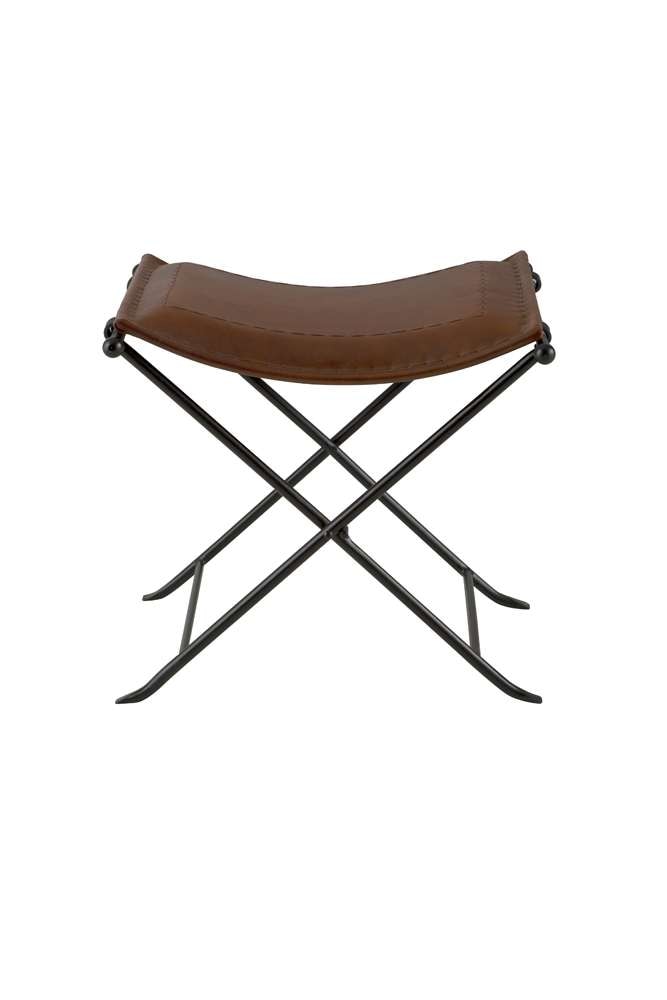 Martin Svensson Home  - Silla Top Grain Leather Saddle Seat Bench in Cinnamon - 3711018 veiw 8