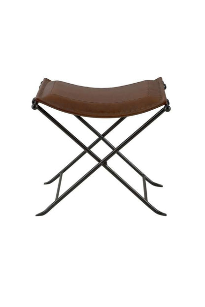 Martin Svensson Home  - Silla Top Grain Leather Saddle Seat Bench in Cinnamon - 3711018 veiw 8