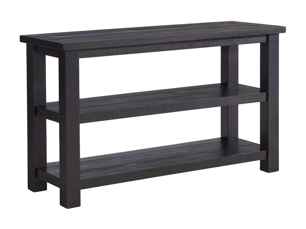 Martin Svensson Home -  Space Saver Solid Wood Sofa Console Table, Black Coffee - 899942 veiw 2