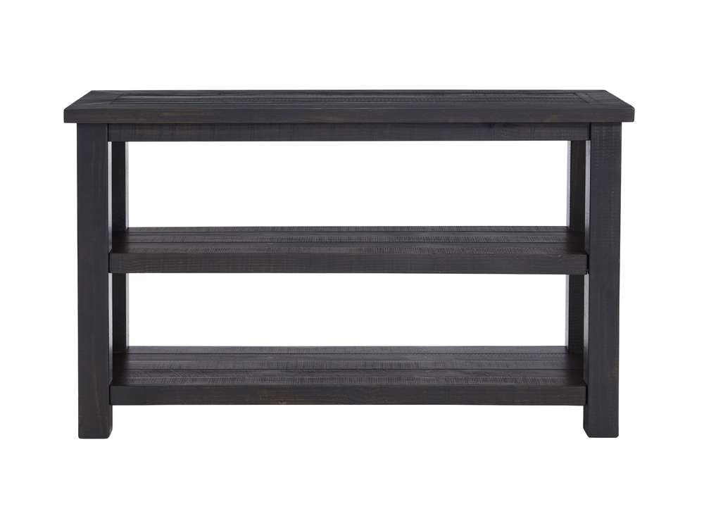 Martin Svensson Home -  Space Saver Solid Wood Sofa Console Table, Black Coffee - 899942 veiw 4