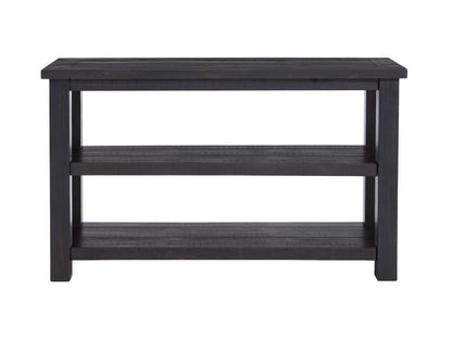 Martin Svensson Home -  Space Saver Solid Wood Sofa Console Table, Black Coffee - 899942 veiw 4