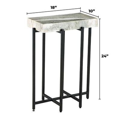 Martin Svensson Home  - View Point Genuine Marble Top Accent Table - 3701418 veiw 2