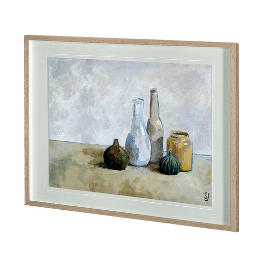 Mercana - A Collection of Bottles by Steven Johnson Hand Embellished Framed Art Photo Matted under Glass - 13405 view 2